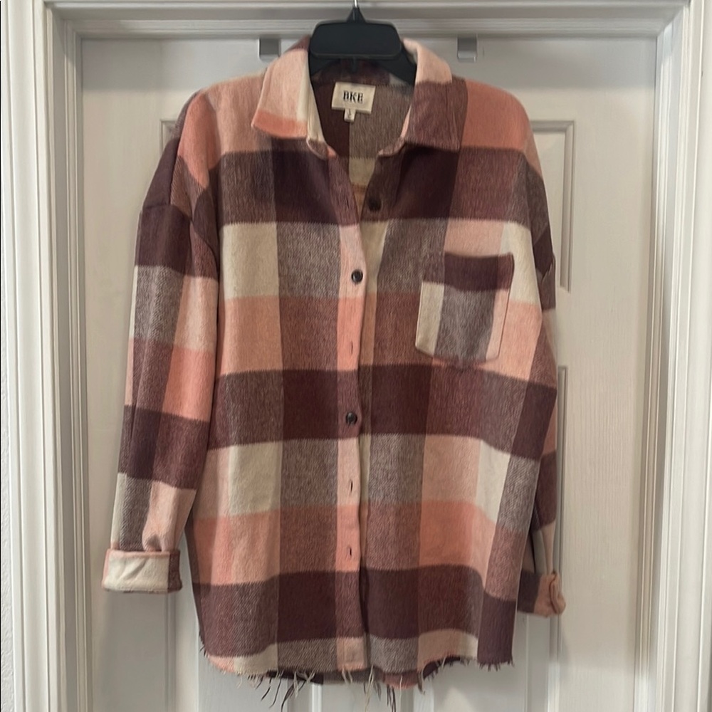 BKE Plaid Button-Up Flannel